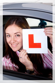 Driver navigating varied road conditions